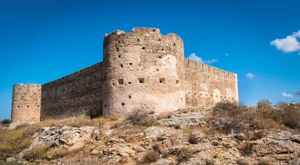 Türkiye Ortaçağ Kalesi, antik Aptera Crete, Yunanistan