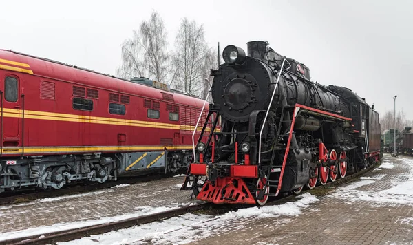 Vintage Locomotive Steam Engine — Stock Photo, Image