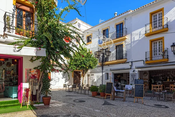 Marbella Diciembre 2017 Arquitectura Tradicional Española Del Casco Antiguo Marbella — Foto de Stock