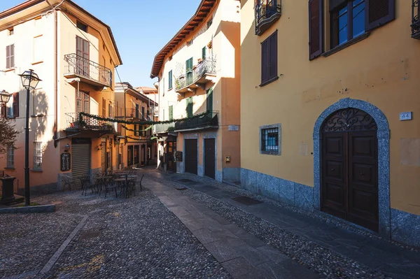 Bellagio Italy December 2017 Traditional Italian Narrow Streets Beautiful Architecture — Stock Photo, Image