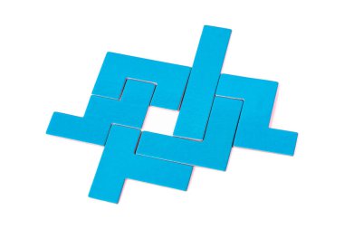 Ortasında bir delik olan yapı, boşluk, eksik parça, basit elementleri orta kısımlara bağlamak, iş dünyasının sosyal soyut kavramını işe almak neredeyse bulmaca, son adım