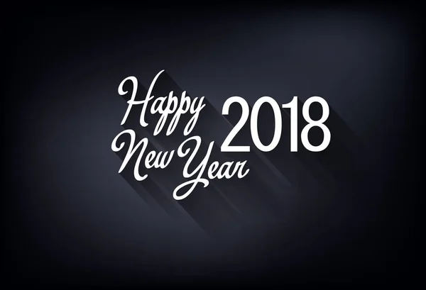 Boldog új évet 2018-ban üdvözlés kártya, kínai új év ther kutya és virág háttér — Stock Vector