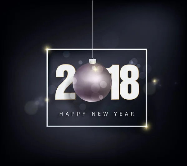 Mutlu yeni yıl 2018 tebrik kartı ve köpek Çin yeni yılı