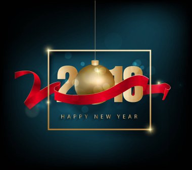 Mutlu Noeller ve mutlu yeni yıl 2018 tebrik kartı