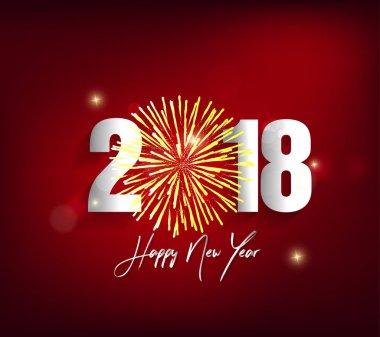 Mutlu Noeller ve mutlu yeni yıl 2018 tebrik kartı