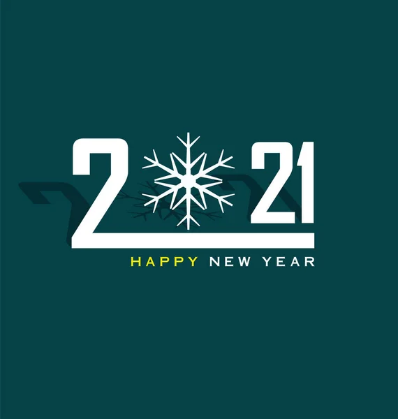 Felice Anno Nuovo 2021 — Vettoriale Stock