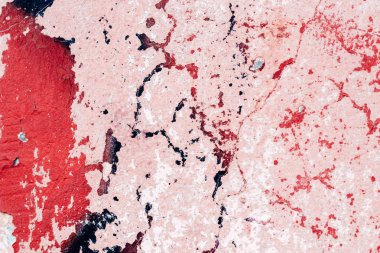 Eski rengarenk çatlak boyanın arka planı. Tasarımcıların arkaplanı