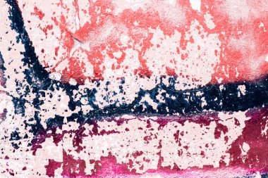 Eski rengarenk çatlak boyanın arka planı. Tasarımcıların arkaplanı