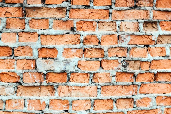 Muro Della Casa Del Vecchio Mattone Rosso Texture Sfondo Progettisti — Foto Stock