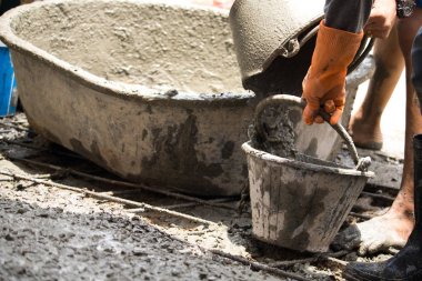 emek dökme çimento için inşa yeni zemin yenileme house için