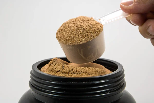 Bu peynir altı suyu protein tozu kas kazançlar veya diyet kişi için bir 