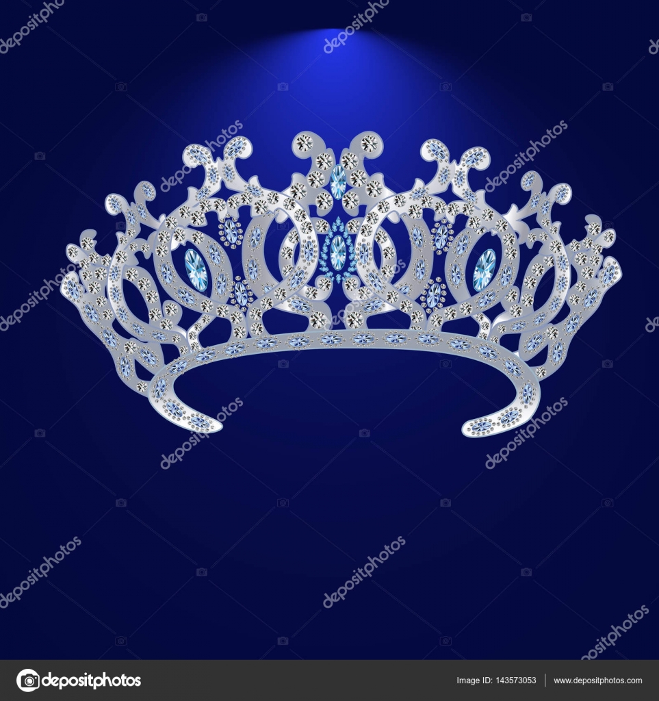 Tiara with precious stones 3 Stock Vector Image by ©Reneli #143573053