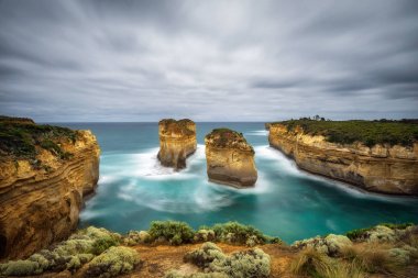 Loch Ard Gorge Victoria, Avustralya, bağlantı noktası Campbell yakınındaki