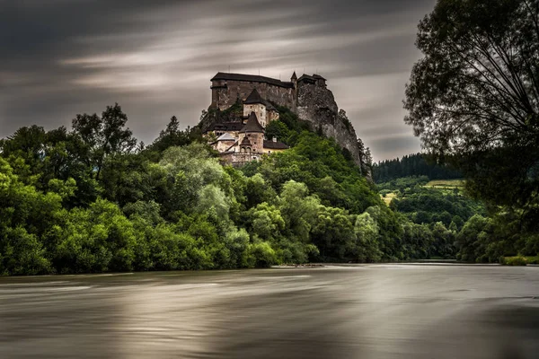 Orava Castle in Slovakia after storm — Stock Photo, Image