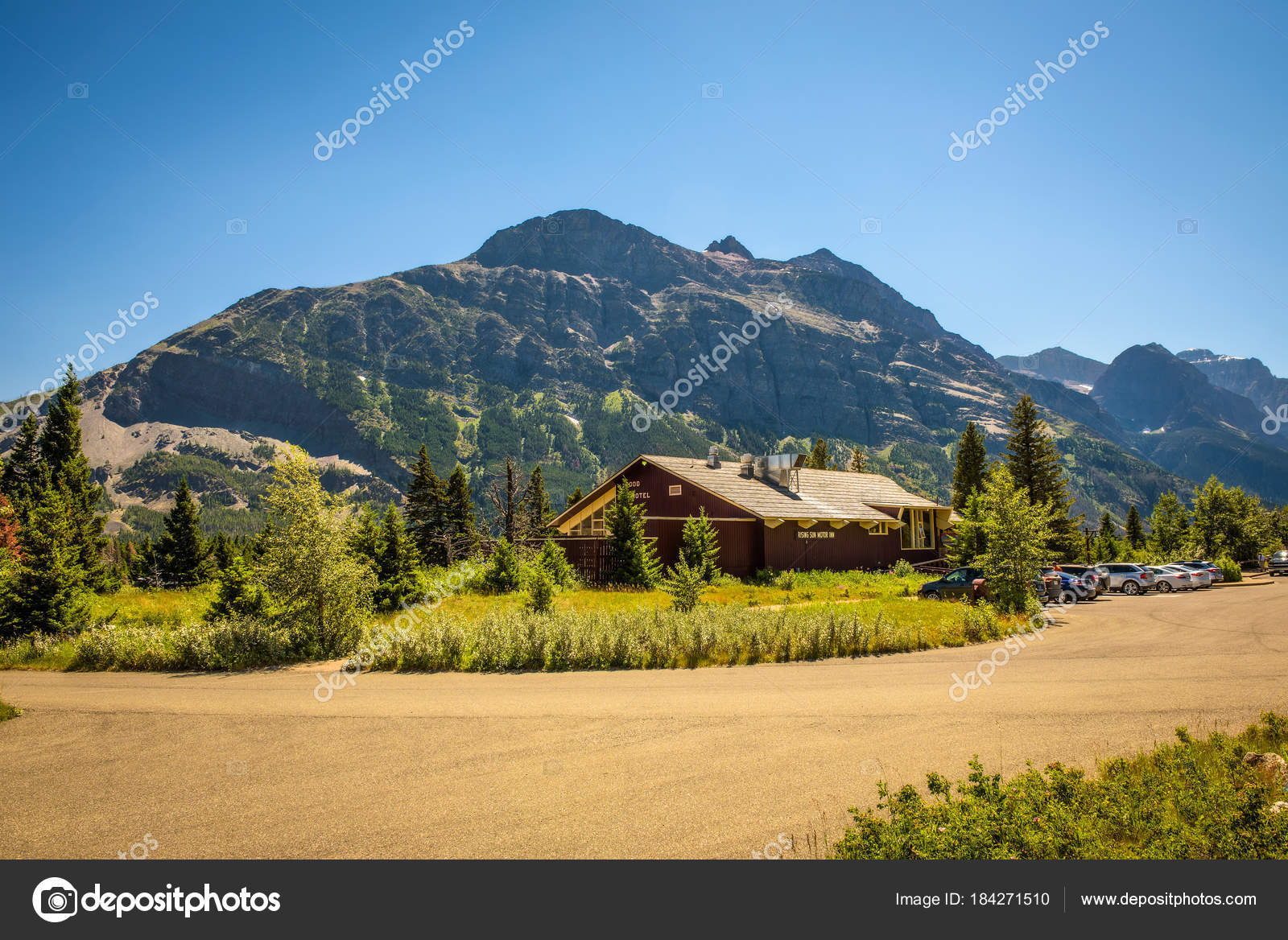 Rising Sun Motor Inn Near Saint Mary Lake In Glacier National Park