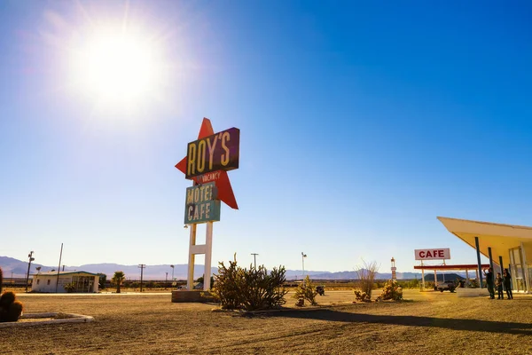 Motel Roys e café na histórica Rota 66 — Fotografia de Stock