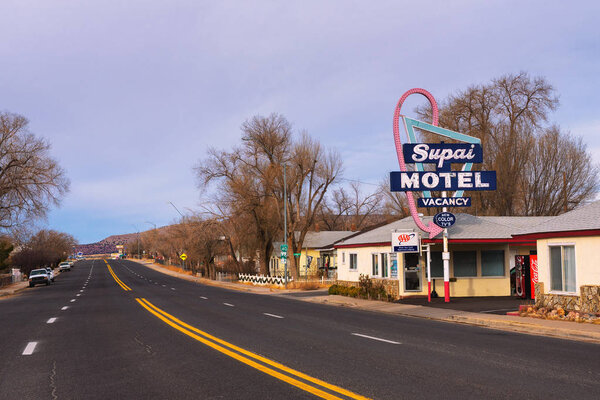 Supai Motel on historic Route 66 in Arizona