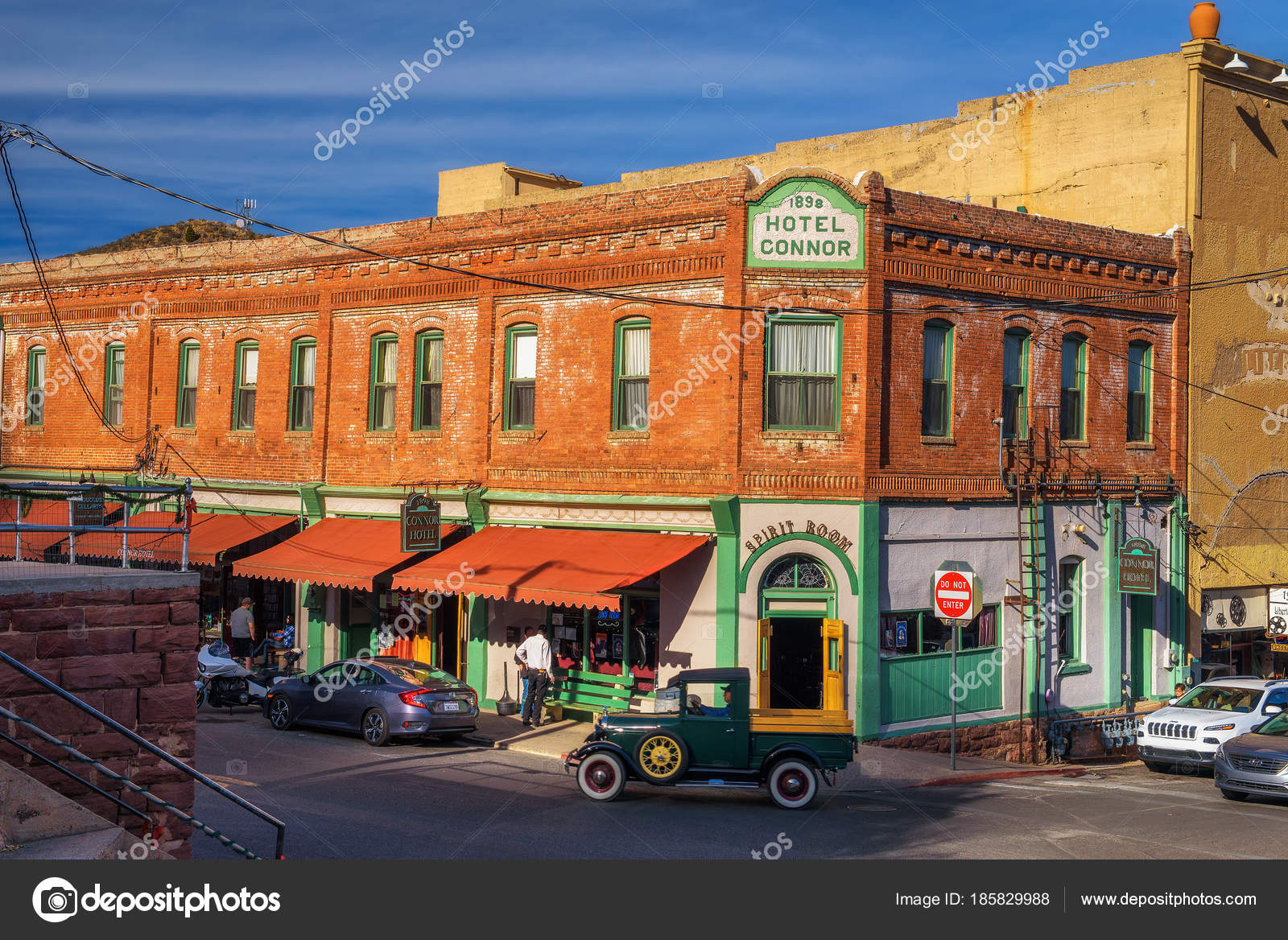 Historic Connor Hotel in Jerome, Arizona Stock Editorial Photo