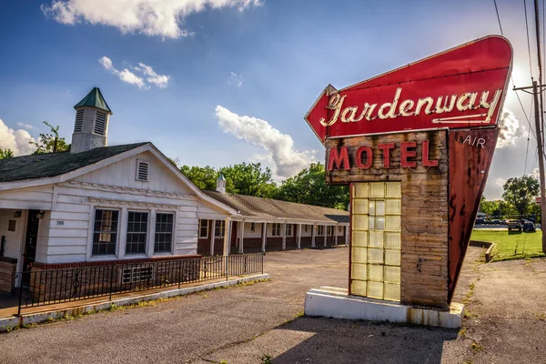 Verlassenes Motel an historischer Route 66 in Missouri — Stockfoto