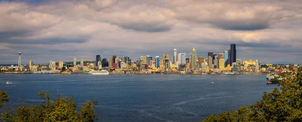 Vista del horizonte de Seattle — Foto de Stock