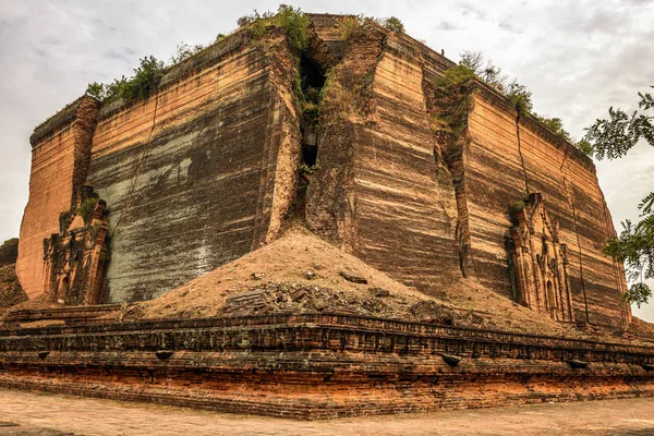 Pahtodawgyi pagode, Mingun, Myanmar — Stockfoto