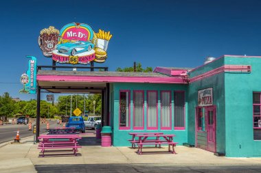 Mr. Dz Route 66 Diner in Kingman located on historic Route 66 clipart
