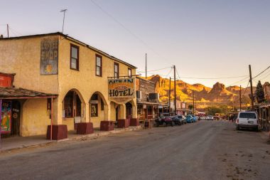 Oatman otel tarihi Route 66 Arizona