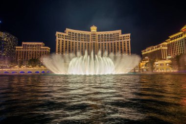 Çeşmeler, Bellagio'da gece Las Vegas
