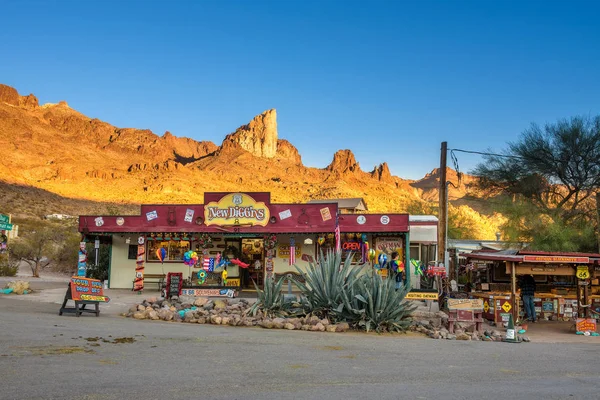 Gif shop in Oatman on the historic Route 66 Stock Image