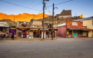 GIF Dükkanı Oatman tarihi Route 66