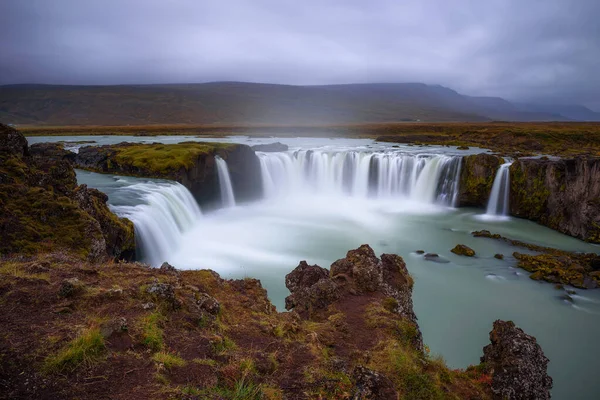 Водоспад Годафос в Ісландії — стокове фото