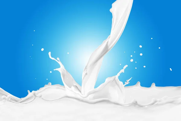 우유 추상화의 스플래시 — 스톡 사진