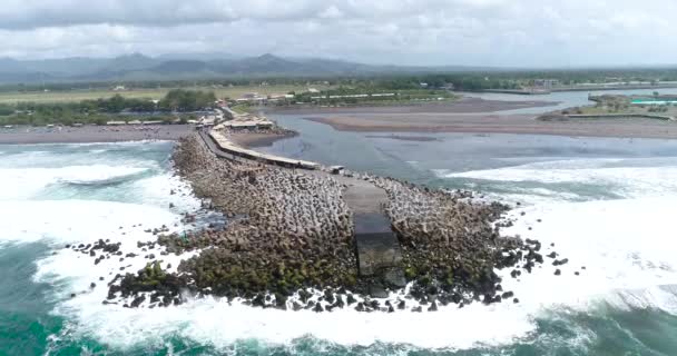 Belle Vue Aérienne Glagah Beach Kulon Progo Yogyakarta — Video