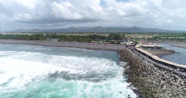 Belle Vue Aérienne Glagah Beach Kulon Progo Yogyakarta — Video