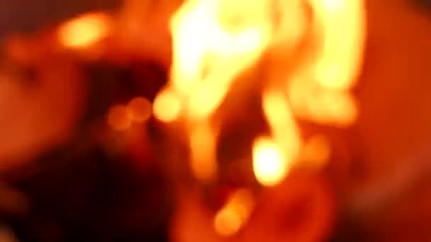 Un feu provenant d'une noix de coco brûlée 