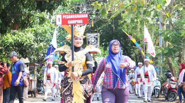 Pasukan Bregada Keraton Festival Yogyakarta — Stock Photo, Image