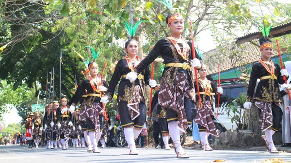 Pasukan Bregada Keraton Festival Yogyakartě — Stock fotografie