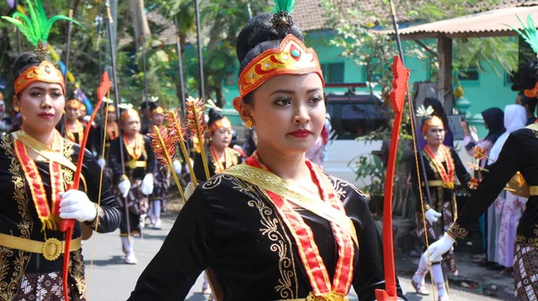 Pasukan Bregada Keraton Festival Yogyakarta — Foto de Stock