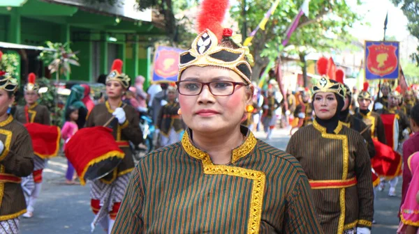 Pasukan Bregada Keraton Festival Yogyakarta — Stockfoto