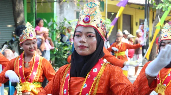 Pasukan Bregada Keraton Festivali Yogyakarta — Stok fotoğraf