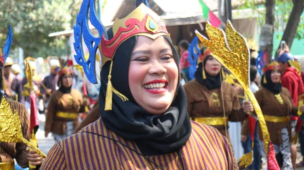 Pasukan Bregada Keraton Festival Yogyakarta — Stockfoto