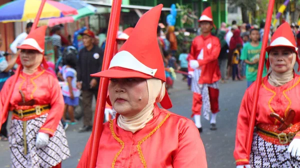 Pasukan Bregada Keraton Festival Yogyakarta — Stockfoto