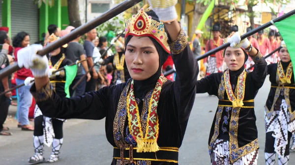 Pasukan Bregada Keraton Festival Yogyakarta — Foto de Stock