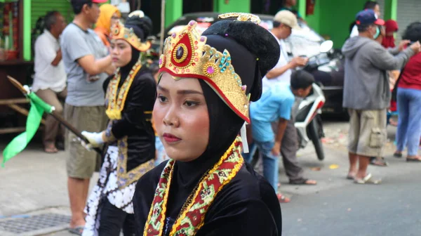 Pasukan Bregada Keraton Festival Yogyakarta — Foto de Stock