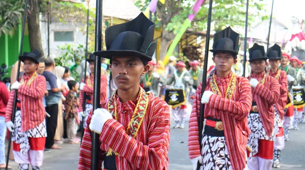 Pasukan Bregada Keraton Festival Yogyakartě — Stock fotografie