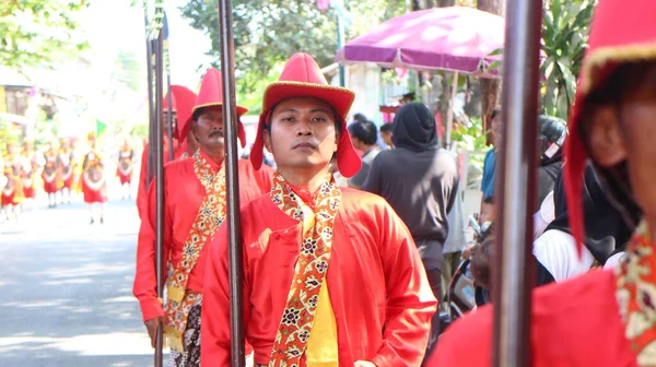 Pasukan Bregada Keraton Festiwal Yogyakarta — Zdjęcie stockowe