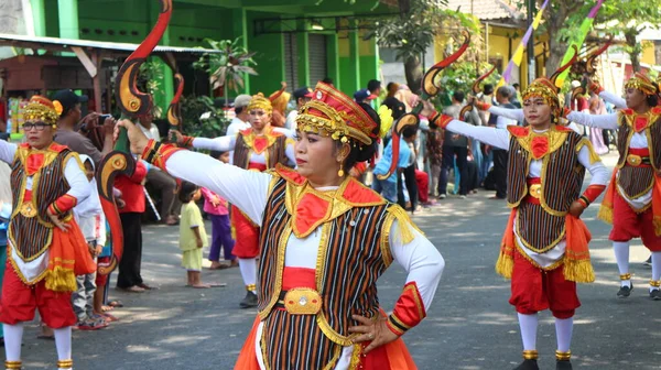 Pasukan Bregada Keraton Festival Yogyakartě — Stock fotografie