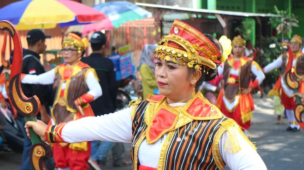 Pasukan Bregada Keraton Festival Yogyakarta — Foto Stock