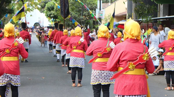 Pasukan Bregada Keraton Festival Yogyakarta — Stockfoto