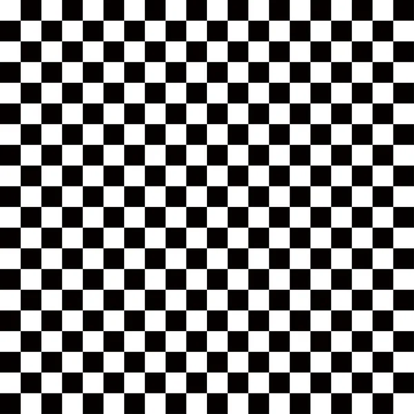 Black White Square Pattern Chess — Stock Vector